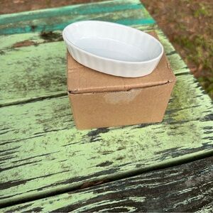 Classic White Oval Baking Dish